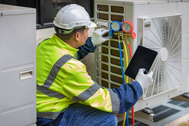 Professional Ductwork Repair technician working in Leonardsville, NY